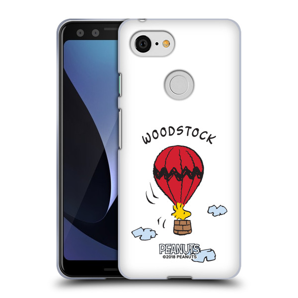 Peanuts Characters Woodstock Soft Gel Case for Google Pixel 3