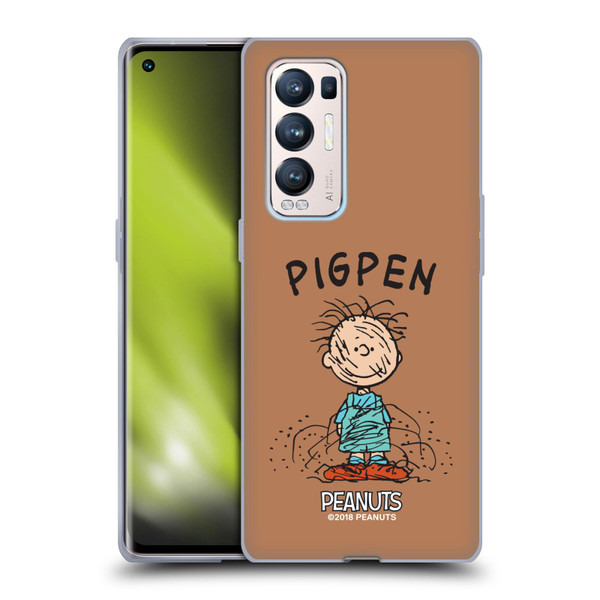 Peanuts Characters Pigpen Soft Gel Case for OPPO Find X3 Neo / Reno5 Pro+ 5G