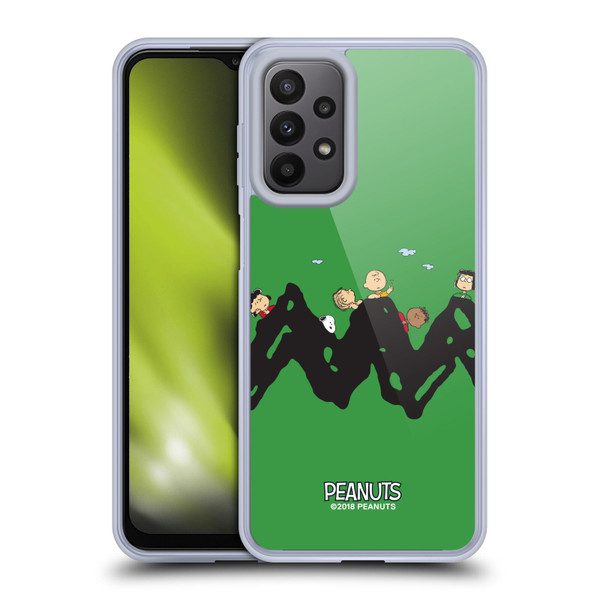 Peanuts Characters Group Soft Gel Case for Samsung Galaxy A23 / 5G (2022)