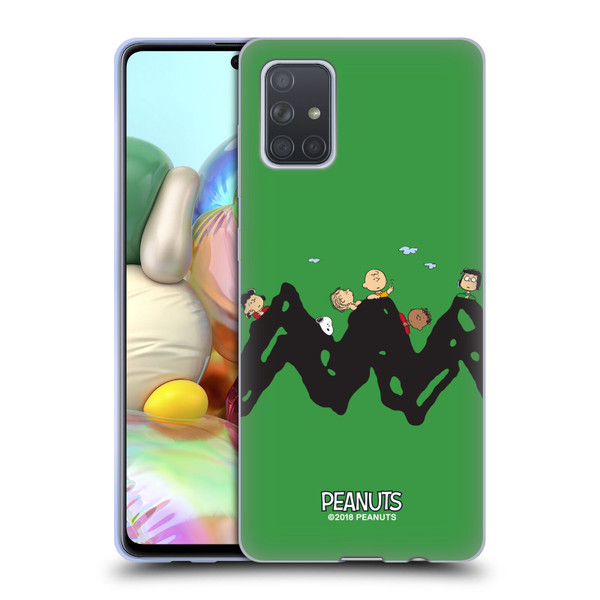 Peanuts Characters Group Soft Gel Case for Samsung Galaxy A71 (2019)