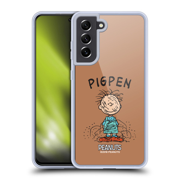 Peanuts Characters Pigpen Soft Gel Case for Samsung Galaxy S21 FE 5G & MagSafe