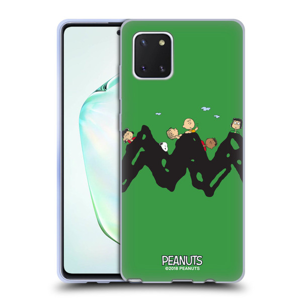 Peanuts Characters Group Soft Gel Case for Samsung Galaxy Note10 Lite