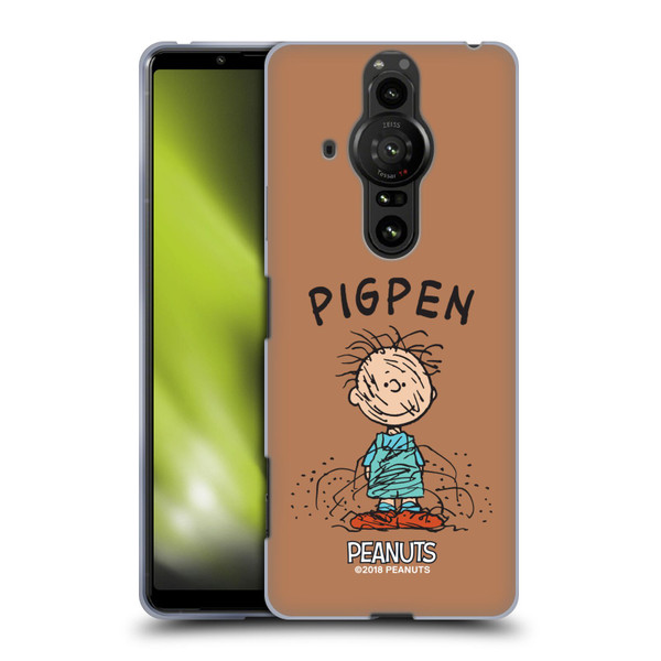 Peanuts Characters Pigpen Soft Gel Case for Sony Xperia Pro-I