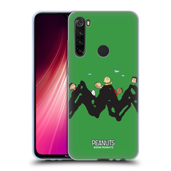 Peanuts Characters Group Soft Gel Case for Xiaomi Redmi Note 8T