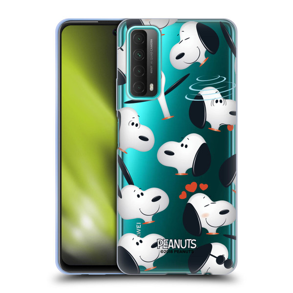 Peanuts Character Patterns Snoopy Soft Gel Case for Huawei P Smart (2021)