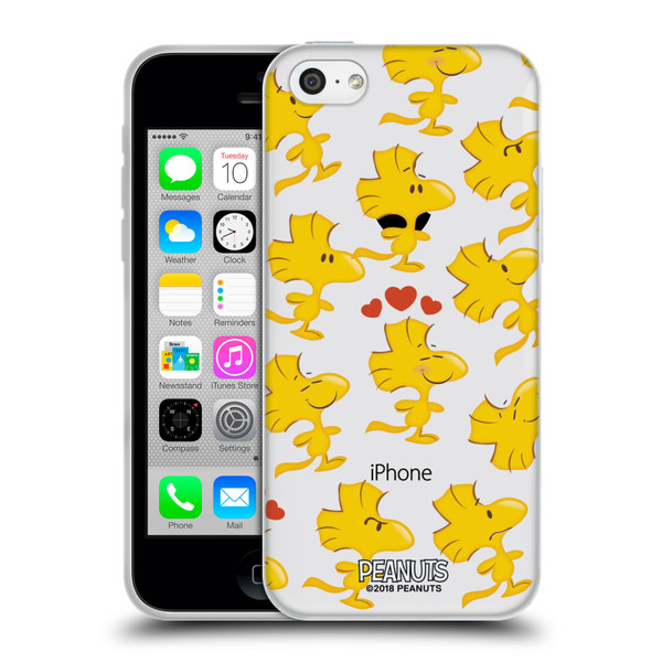 Peanuts Character Patterns Woodstock Soft Gel Case for Apple iPhone 5c