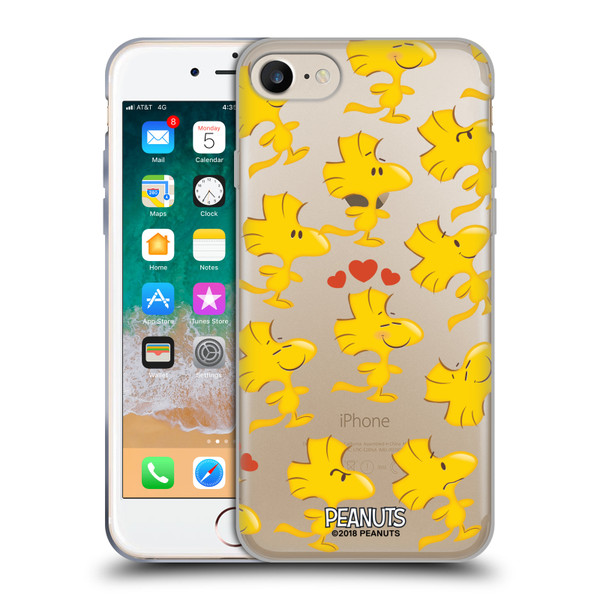 Peanuts Character Patterns Woodstock Soft Gel Case for Apple iPhone 7 / 8 / SE 2020 & 2022 & MagSafe