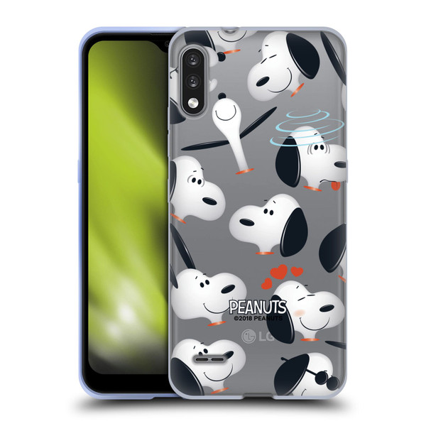 Peanuts Character Patterns Snoopy Soft Gel Case for LG K22