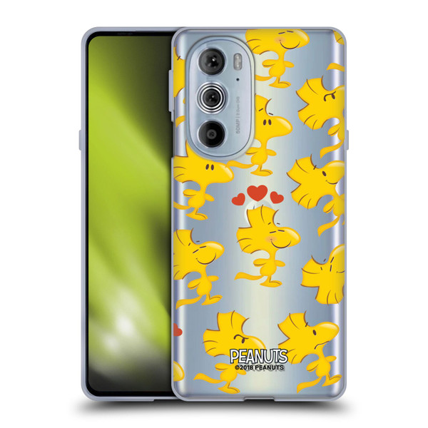 Peanuts Character Patterns Woodstock Soft Gel Case for Motorola Edge X30