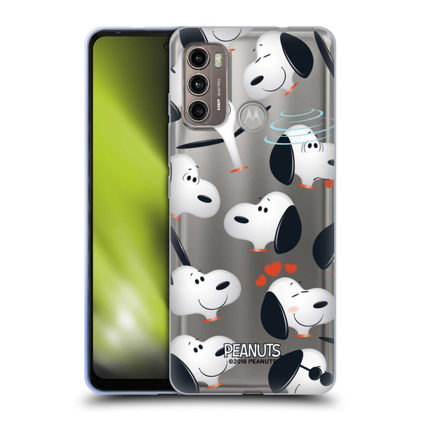 Peanuts Character Patterns Snoopy Soft Gel Case for Motorola Moto G60 / Moto G40 Fusion