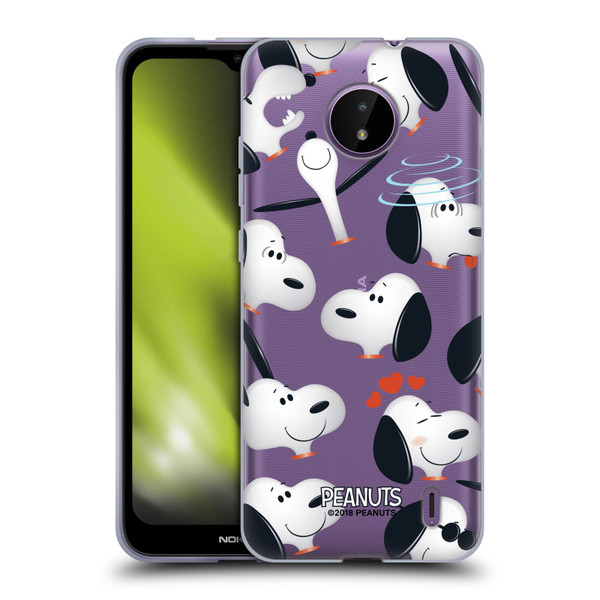 Peanuts Character Patterns Snoopy Soft Gel Case for Nokia C10 / C20