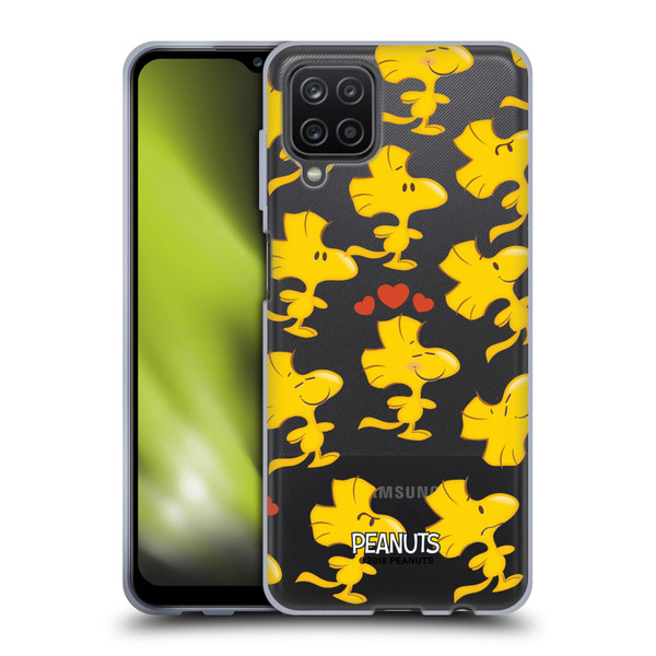 Peanuts Character Patterns Woodstock Soft Gel Case for Samsung Galaxy A12 (2020)