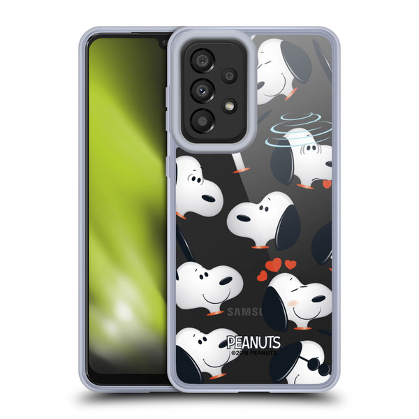 Peanuts Character Patterns Snoopy Soft Gel Case for Samsung Galaxy A33 5G (2022)