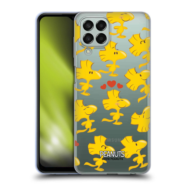 Peanuts Character Patterns Woodstock Soft Gel Case for Samsung Galaxy M33 (2022)
