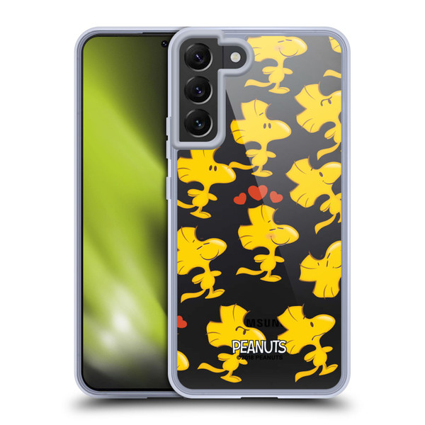 Peanuts Character Patterns Woodstock Soft Gel Case for Samsung Galaxy S22+ 5G