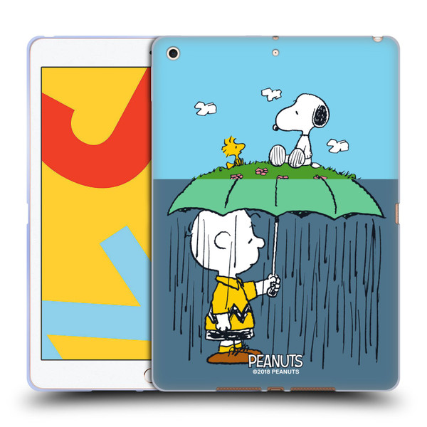 Peanuts Halfs And Laughs Charlie, Snoppy & Woodstock Soft Gel Case for Apple iPad 10.2 2019/2020/2021