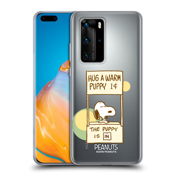 Peanuts Snoopy Hug Warm Soft Gel Case for Huawei P40 Pro / P40 Pro Plus 5G