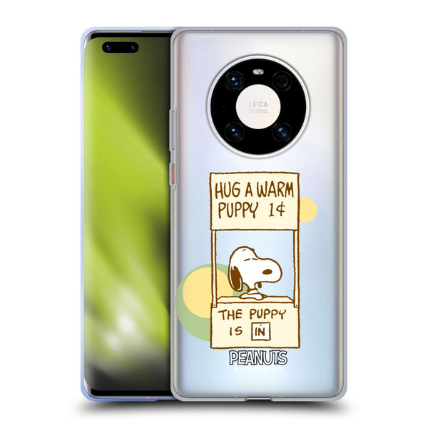 Peanuts Snoopy Hug Warm Soft Gel Case for Huawei Mate 40 Pro 5G