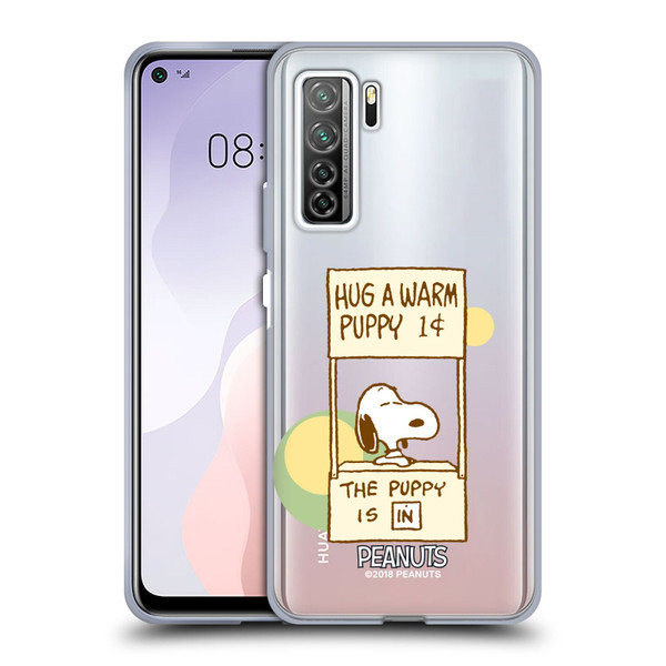Peanuts Snoopy Hug Warm Soft Gel Case for Huawei Nova 7 SE/P40 Lite 5G