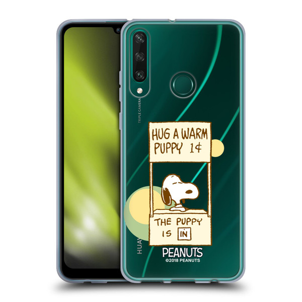Peanuts Snoopy Hug Warm Soft Gel Case for Huawei Y6p