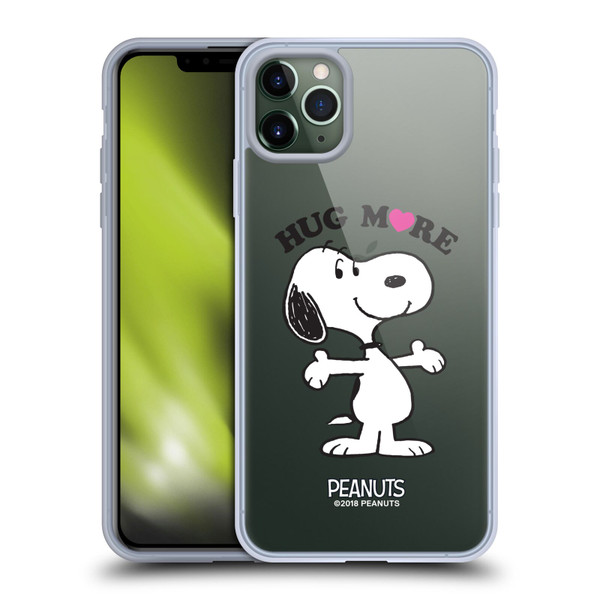 Peanuts Snoopy Hug More Soft Gel Case for Apple iPhone 11 Pro Max