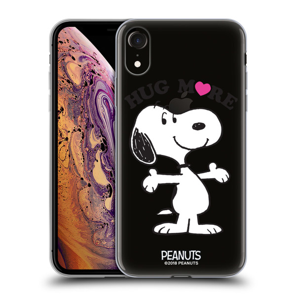 Peanuts Snoopy Hug More Soft Gel Case for Apple iPhone XR