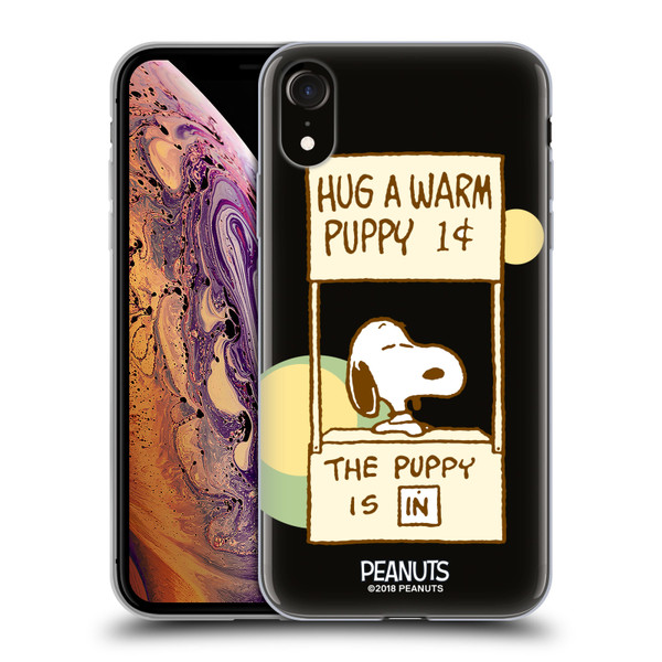 Peanuts Snoopy Hug Warm Soft Gel Case for Apple iPhone XR