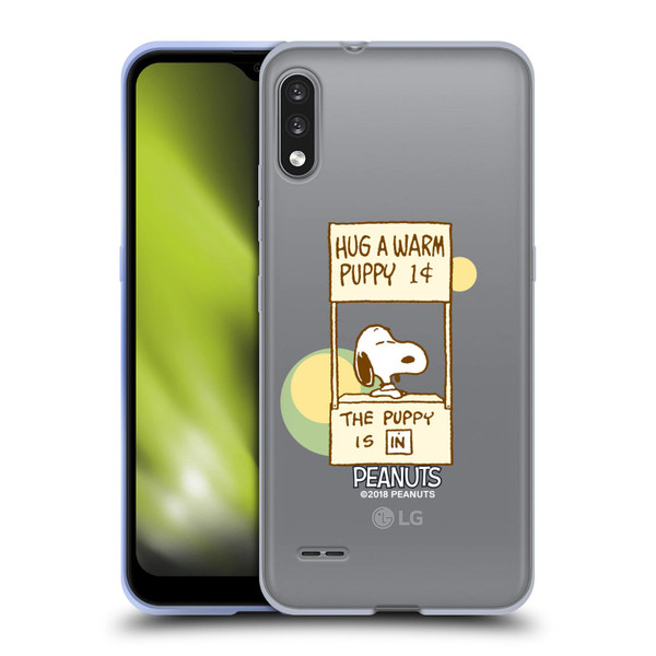 Peanuts Snoopy Hug Warm Soft Gel Case for LG K22
