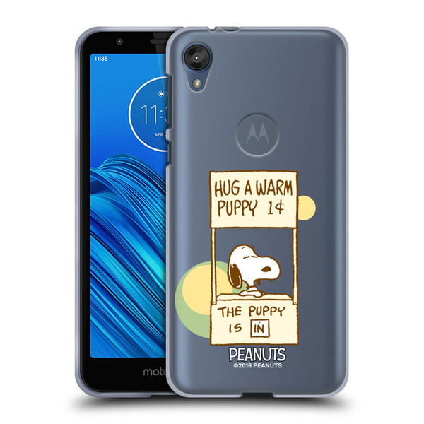 Peanuts Snoopy Hug Warm Soft Gel Case for Motorola Moto E6