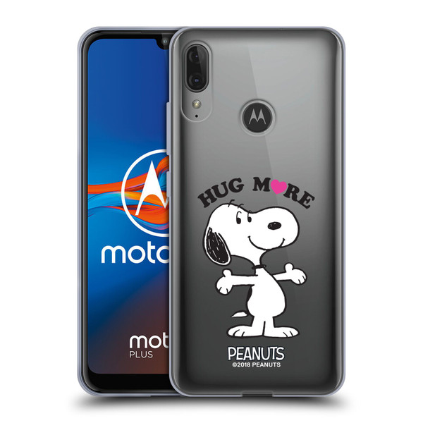 Peanuts Snoopy Hug More Soft Gel Case for Motorola Moto E6 Plus