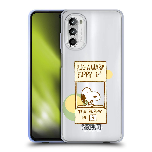 Peanuts Snoopy Hug Warm Soft Gel Case for Motorola Moto G52