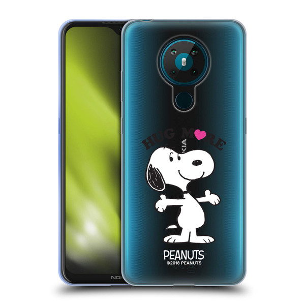 Peanuts Snoopy Hug More Soft Gel Case for Nokia 5.3
