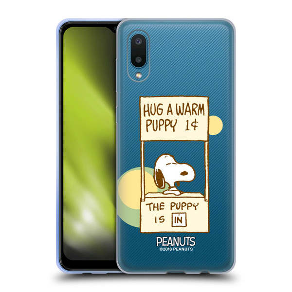 Peanuts Snoopy Hug Warm Soft Gel Case for Samsung Galaxy A02/M02 (2021)