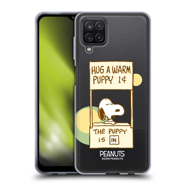 Peanuts Snoopy Hug Warm Soft Gel Case for Samsung Galaxy A12 (2020)