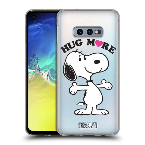 Peanuts Snoopy Hug More Soft Gel Case for Samsung Galaxy S10e