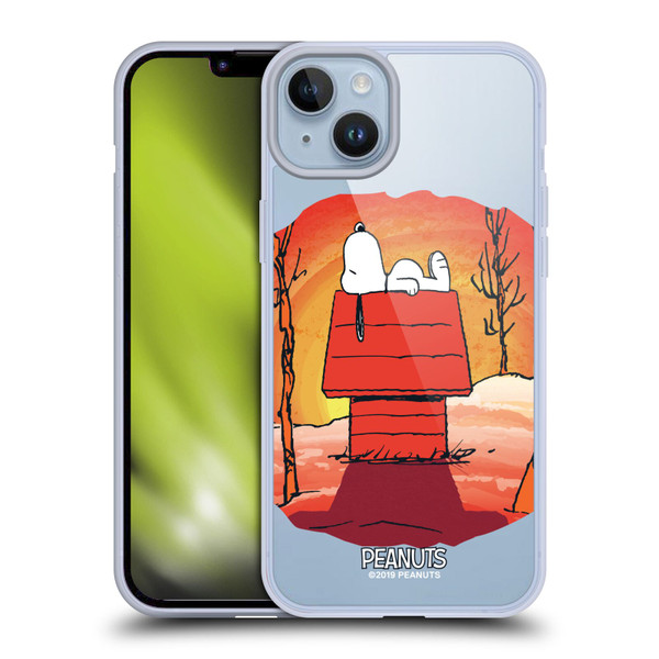 Peanuts Spooktacular Snoopy Soft Gel Case for Apple iPhone 14 Plus & MagSafe