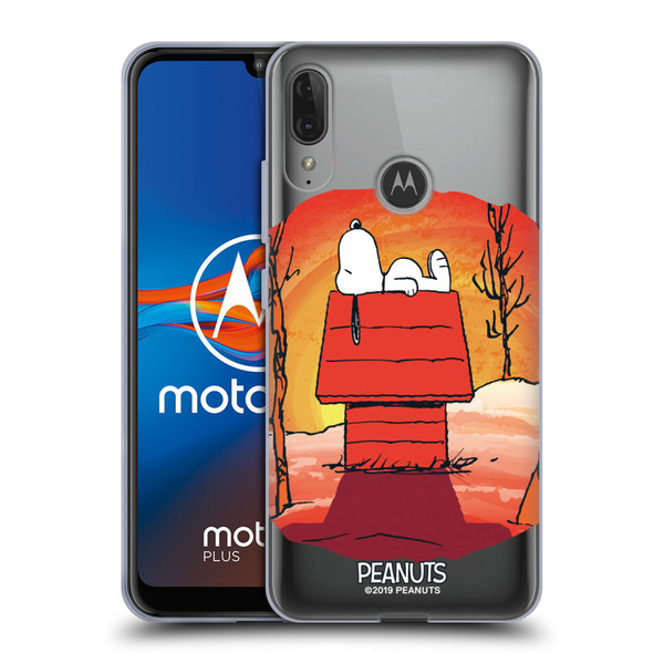 Peanuts Spooktacular Snoopy Soft Gel Case for Motorola Moto E6 Plus