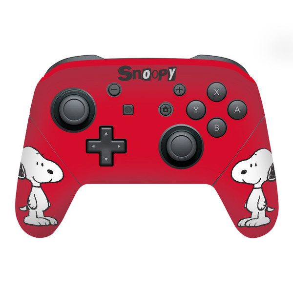 Peanuts Character Graphics Snoopy Vinyl Sticker Skin Decal Cover for Nintendo Switch Pro Controller
