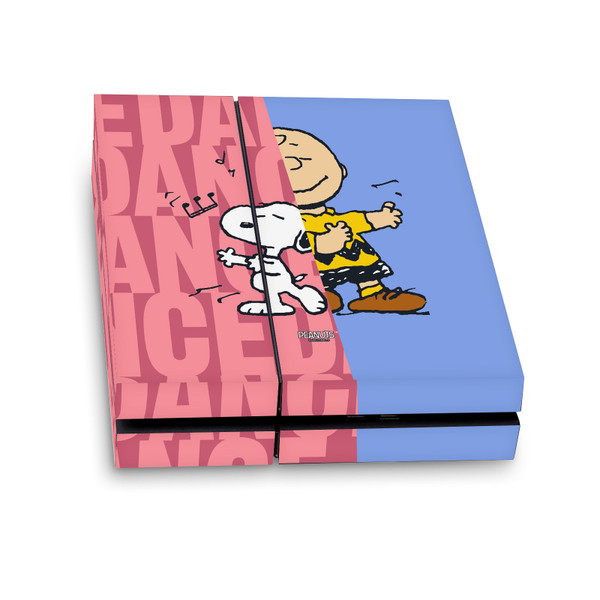 Peanuts Character Graphics Snoopy & Charlie Brown Vinyl Sticker Skin Decal Cover for Sony PS4 Console