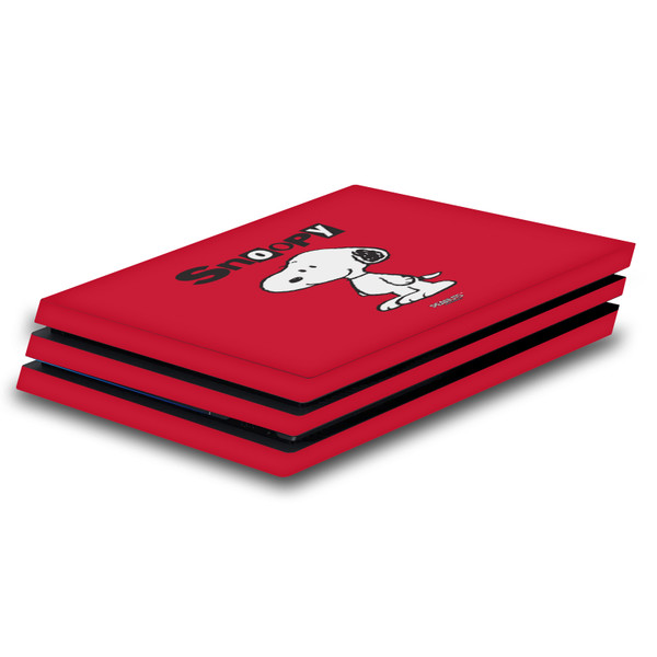 Peanuts Character Graphics Snoopy Vinyl Sticker Skin Decal Cover for Sony PS4 Pro Console