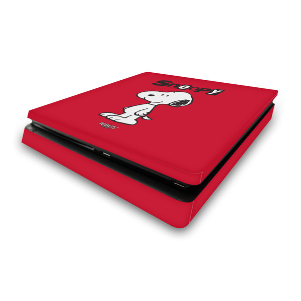 Peanuts Character Graphics Snoopy Vinyl Sticker Skin Decal Cover for Sony PS4 Slim Console