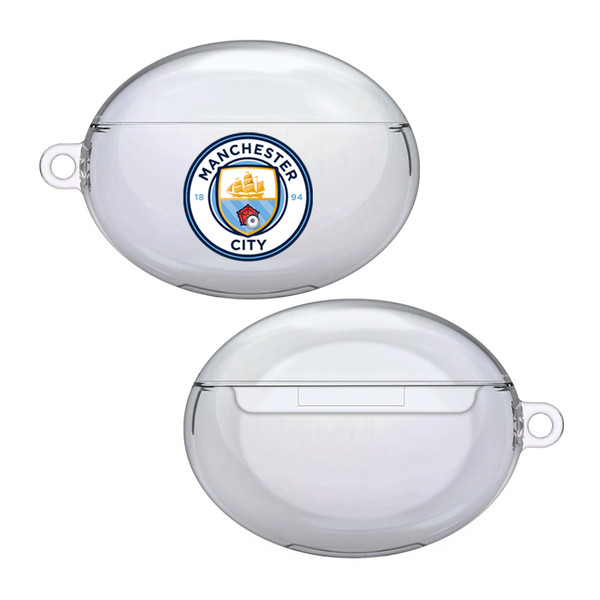 Manchester City Man City FC Badge Logo Plain Clear Hard Crystal Cover Case for Huawei Freebuds 4