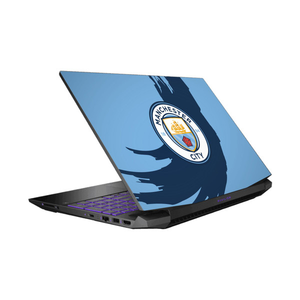 Manchester City Man City FC Art Sweep Stroke Vinyl Sticker Skin Decal Cover for HP Pavilion 15.6" 15-dk0047TX