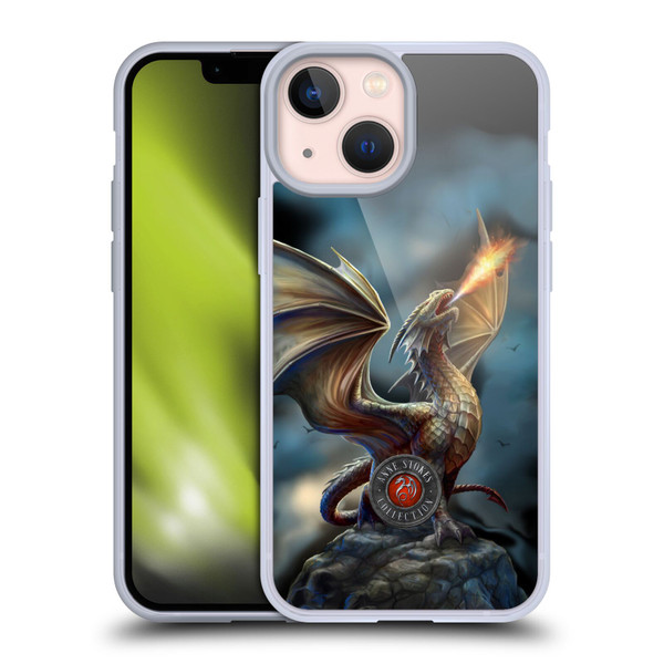 Anne Stokes Dragons Noble Soft Gel Case for Apple iPhone 13 Mini