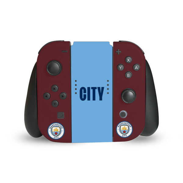 Manchester City Man City FC Logo Art 2022/23 Home Kit Vinyl Sticker Skin Decal Cover for Nintendo Switch Joy Controller