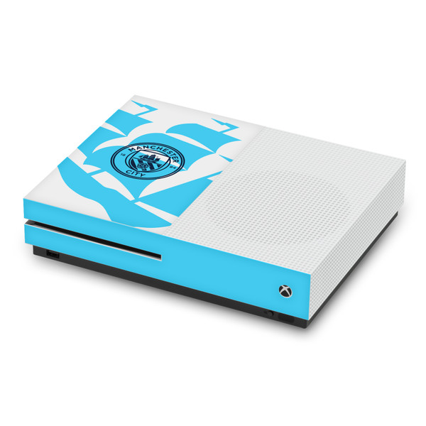 Manchester City Man City FC Logo Art Badge Ship Vinyl Sticker Skin Decal Cover for Microsoft Xbox One S Console
