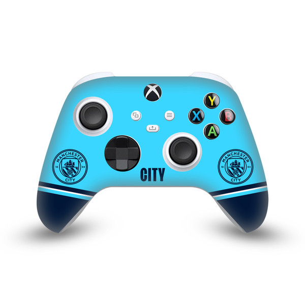 Manchester City Man City FC Logo Art Badge Ship Vinyl Sticker Skin Decal Cover for Microsoft Xbox Series X / Series S Controller