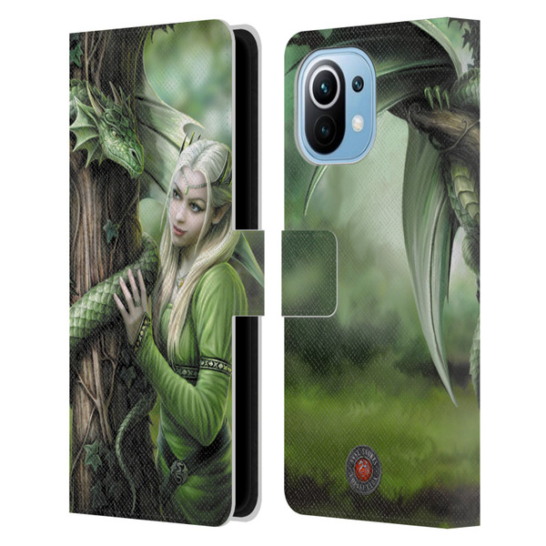 Anne Stokes Dragon Friendship Kindred Spirits Leather Book Wallet Case Cover For Xiaomi Mi 11