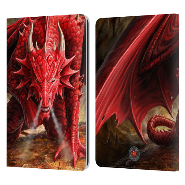 Anne Stokes Dragons Lair Leather Book Wallet Case Cover For Amazon Kindle Paperwhite 1 / 2 / 3