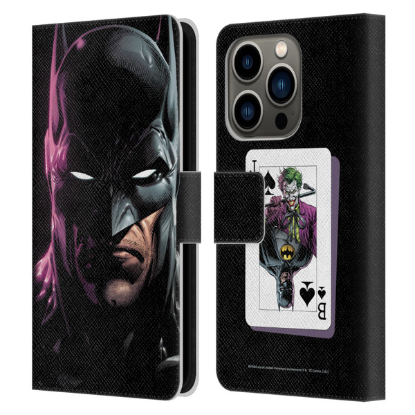 Batman DC Comics Three Jokers Batman Leather Book Wallet Case Cover For Apple iPhone 14 Pro